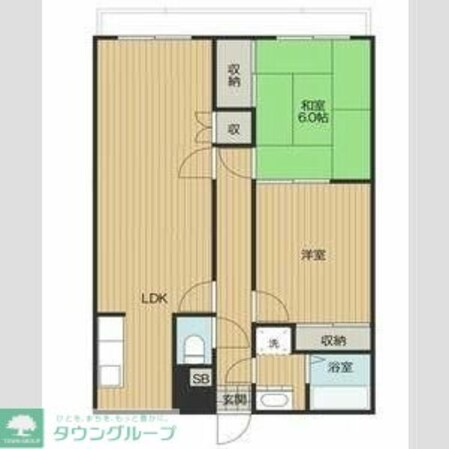 セルアーモスナダIIの物件間取画像